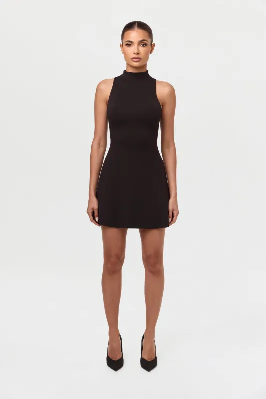 Smooth Racerback A-Line Mini Dress sold by Naked Wardrobe