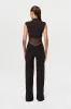 Hourglass Mesh Wide Leg Jumpsuit sold by Naked Wardrobe