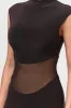 Hourglass Mesh Wide Leg Jumpsuit sold by Naked Wardrobe