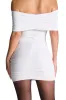 HOURGLASS OFF SHOULDER RUCHED MINI DRESS sold by Naked Wardrobe