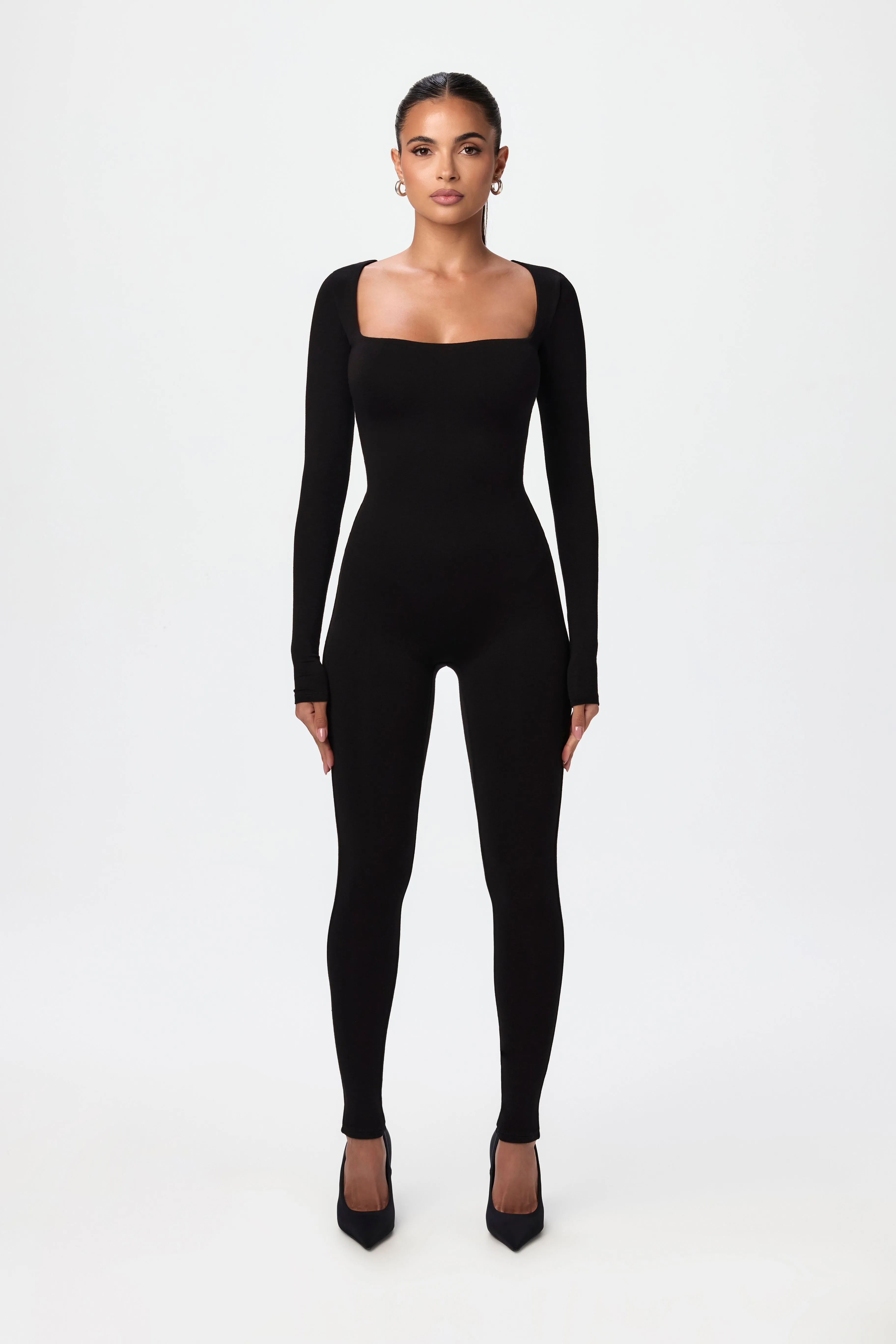 NW Square Neck Jumpsuit sold by Naked Wardrobe