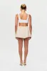 Linen Pleated Shorts sold by Naked Wardrobe