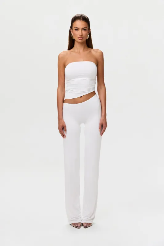 Smooth Asymmetric Bootcut Pant sold by Naked Wardrobe