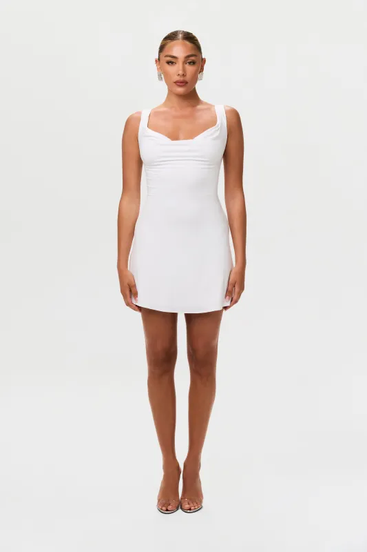 Smooth Cowl Mini Dress sold by Naked Wardrobe