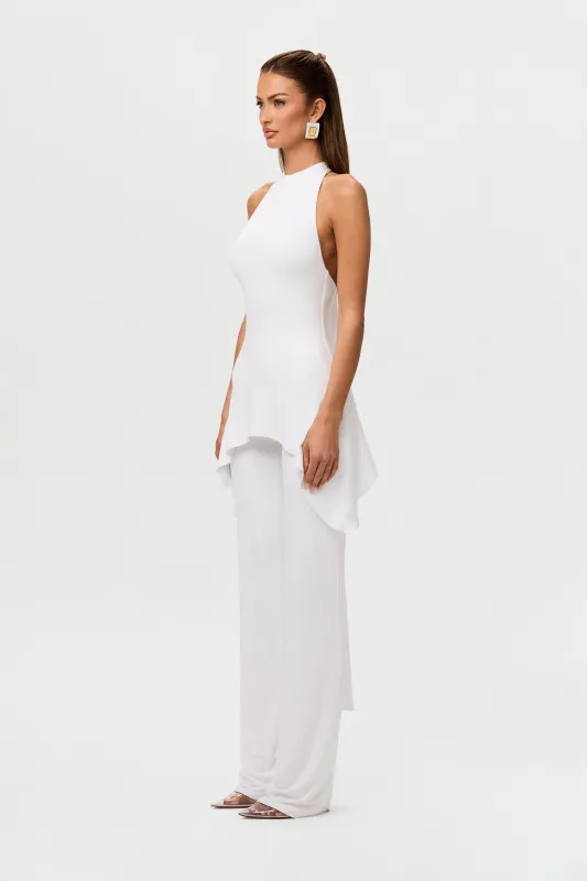 Smooth Halter High-Low Top sold by Naked Wardrobe