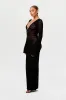 Crochet Keyhole Maxi Dress Petite sold by Naked Wardrobe