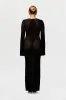 Crochet Keyhole Maxi Dress Petite sold by Naked Wardrobe