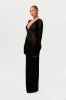 Crochet Keyhole Maxi Dress Petite sold by Naked Wardrobe
