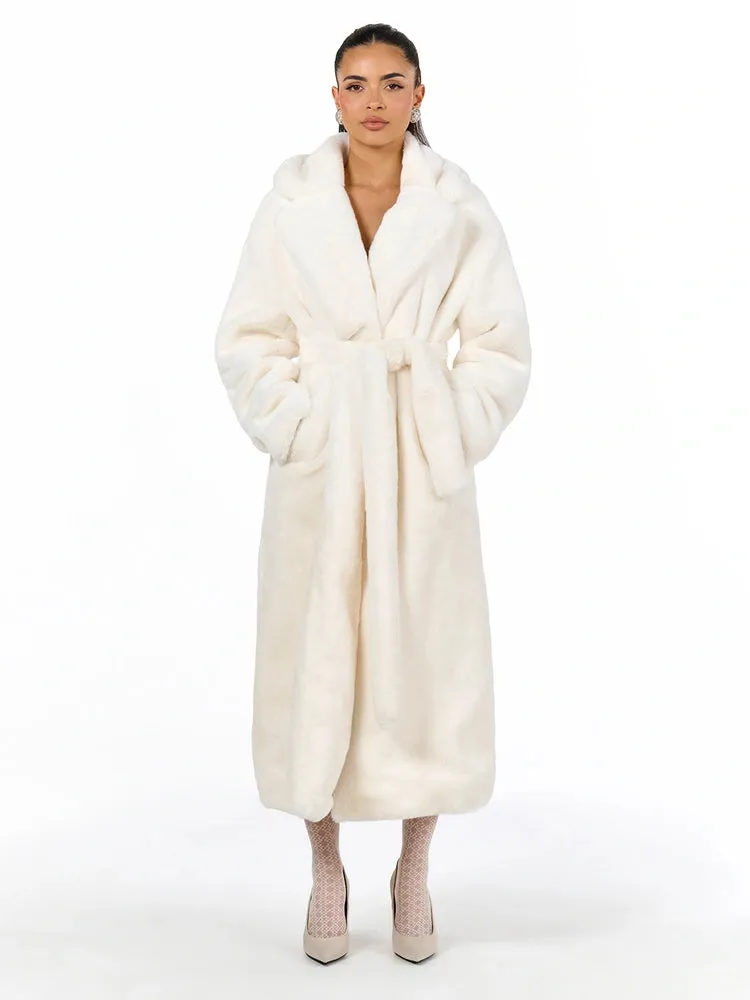 Luxe Fur Coat sold by Naked Wardrobe product image thumbnail 2