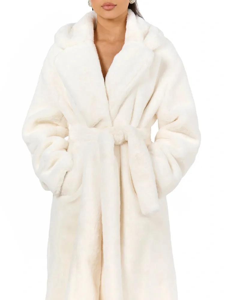 Luxe Fur Coat sold by Naked Wardrobe product image thumbnail 5