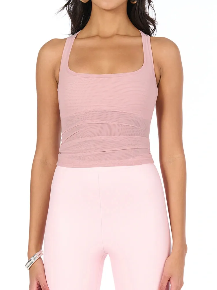 Mesh Racerback Top sold by Naked Wardrobe product image thumbnail 3