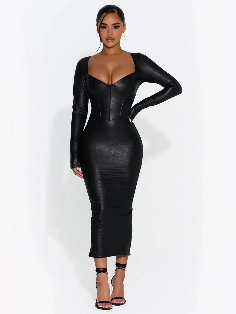 Down To The Corset Dress sold by Naked Wardrobe product image thumbnail 2