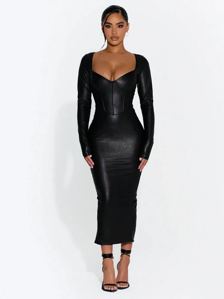 Down To The Corset Dress sold by Naked Wardrobe product image thumbnail 3