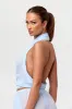 Chiffon Wrap Halter Top sold by Naked Wardrobe