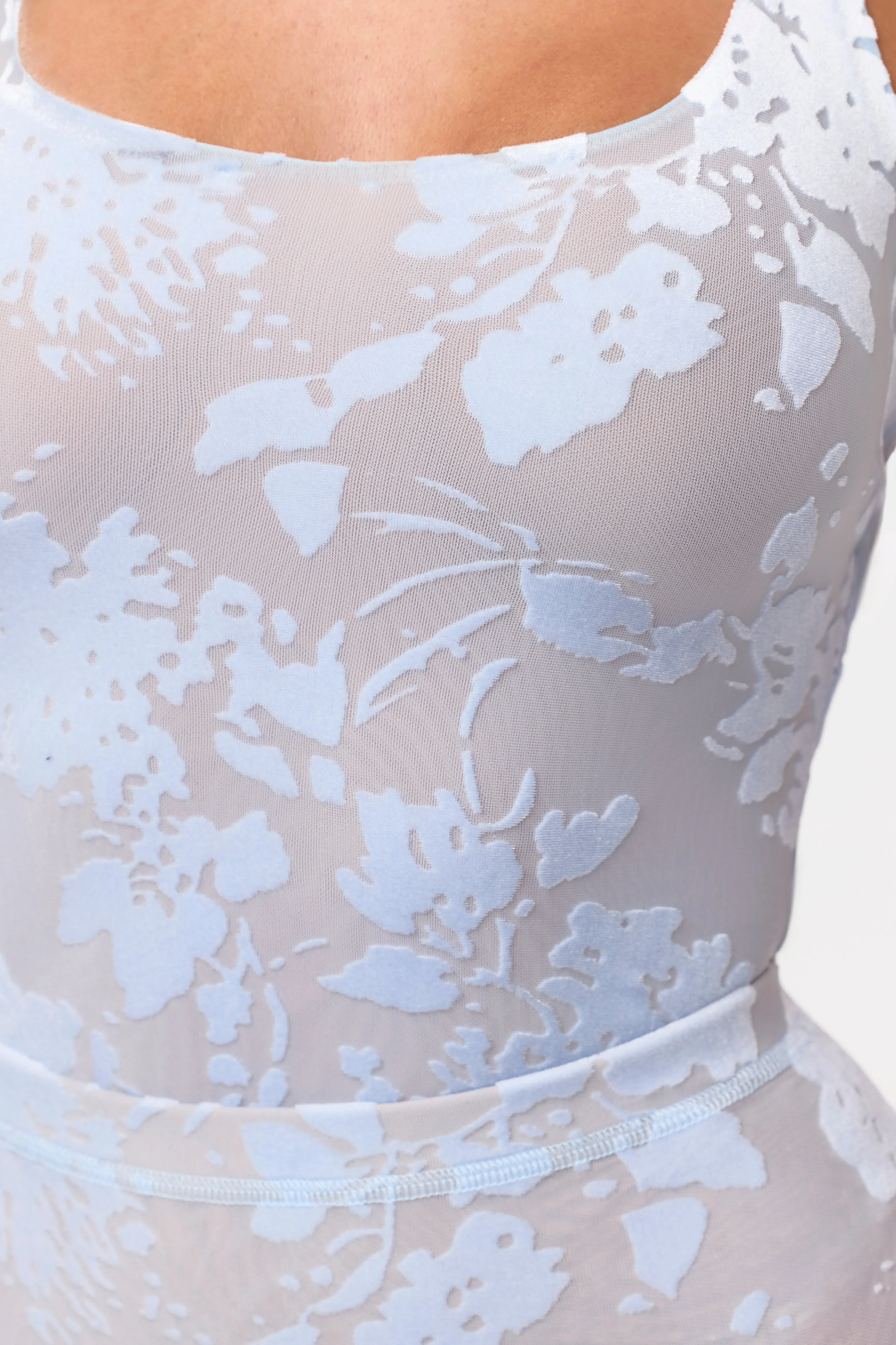 Burnout Closed Toe Legging sold by Naked Wardrobe product image thumbnail 4