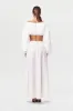 Shirting Flare Maxi Skirt sold by Naked Wardrobe