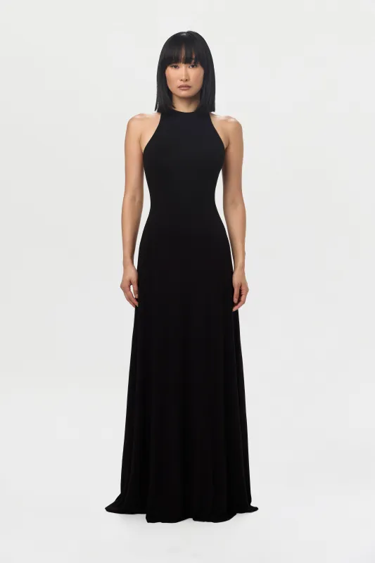 Smooth Racerback Flare Maxi Dress sold by Naked Wardrobe