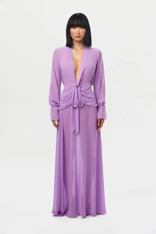 Chiffon Maxi Skirt sold by Naked Wardrobe