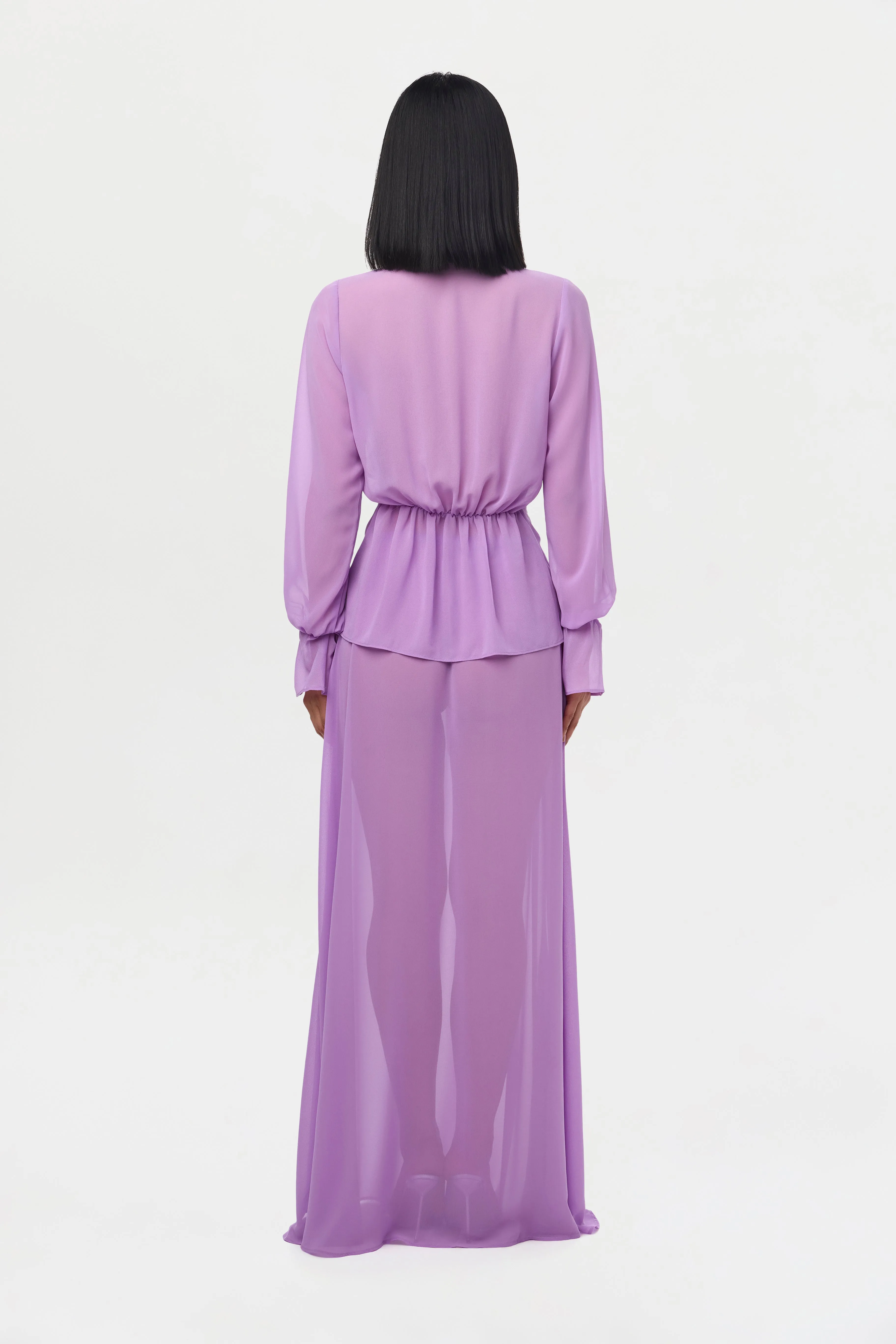 Chiffon Maxi Skirt sold by Naked Wardrobe product image thumbnail 4