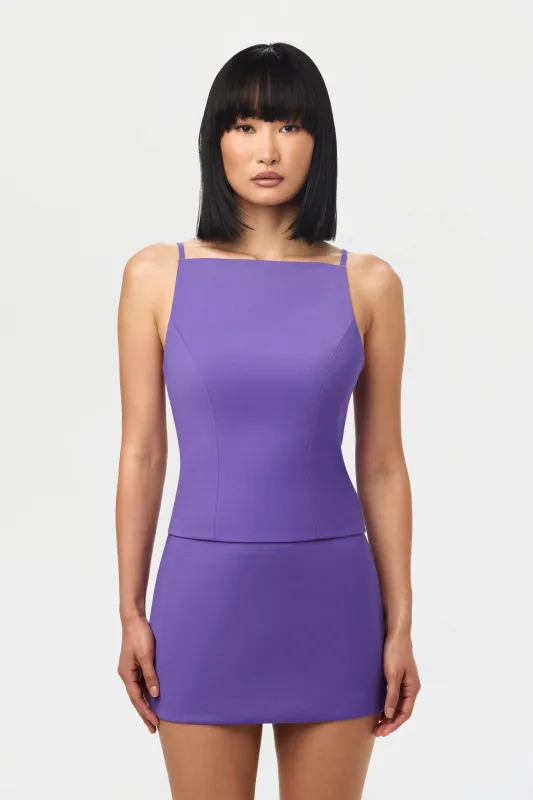 Suiting Mini Skirt sold by Naked Wardrobe