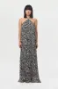 Chiffon Halter Maxi Dress sold by Naked Wardrobe