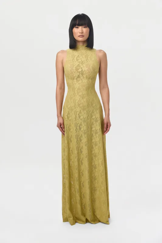 Stretch Lace Sleeveless Maxi Dress sold by Naked Wardrobe