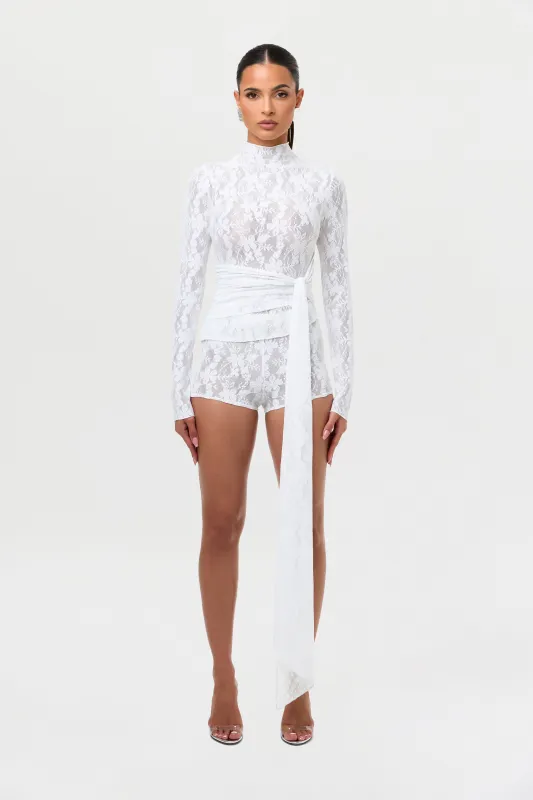 Stretch Lace Hot Pants sold by Naked Wardrobe