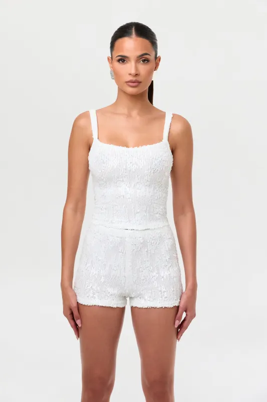 Sequined Hot Pants sold by Naked Wardrobe