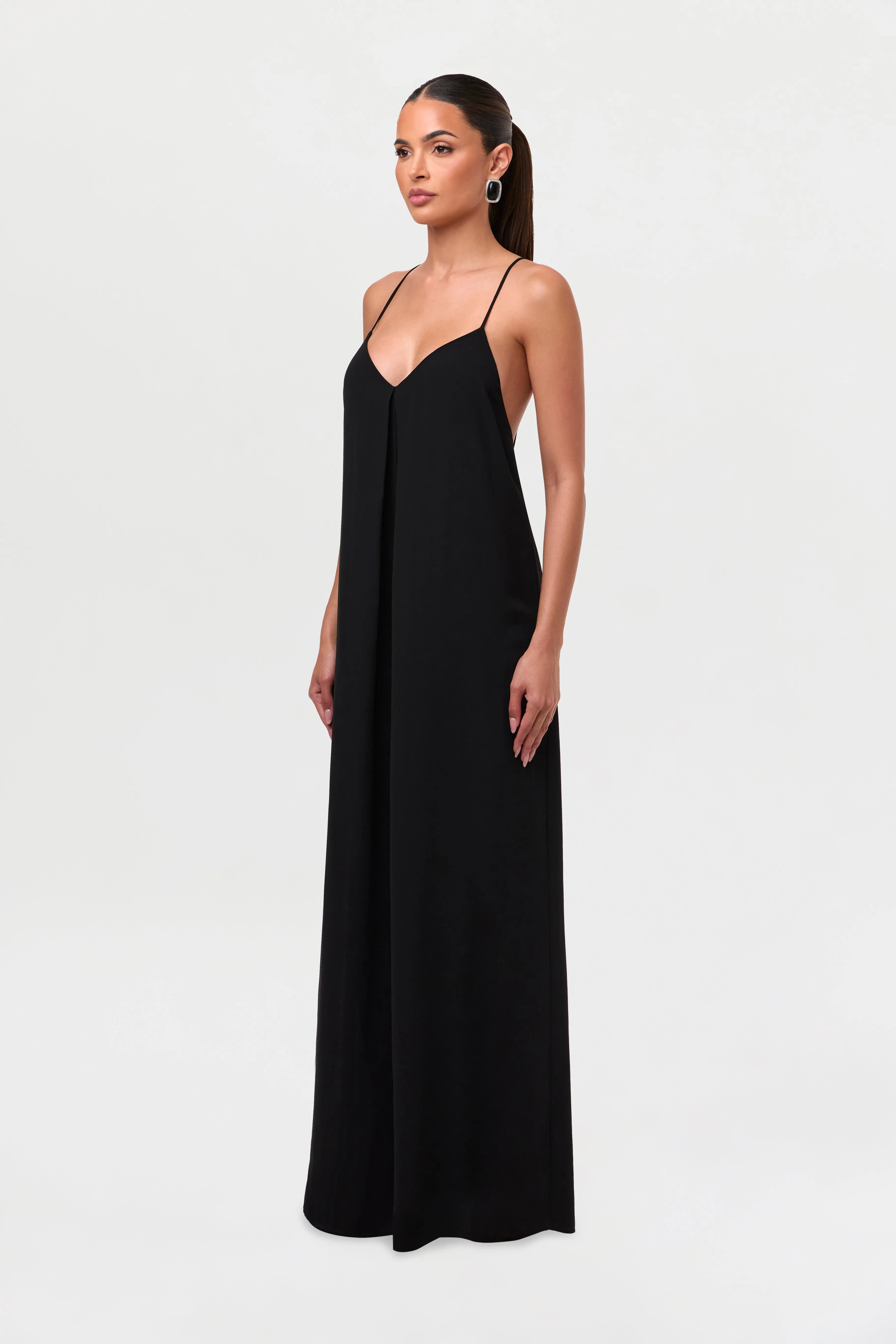 Chiffon Cami Wide Leg Jumpsuit sold by Naked Wardrobe