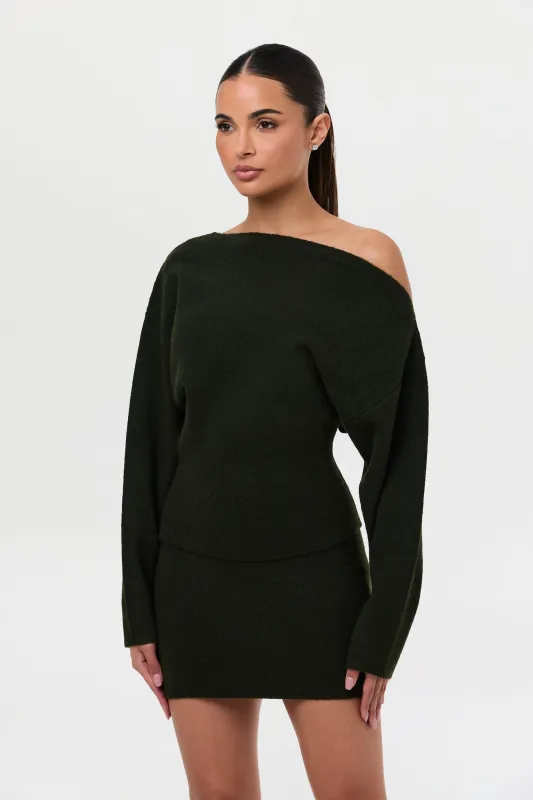 Knit Sweater Mini Skirt sold by Naked Wardrobe