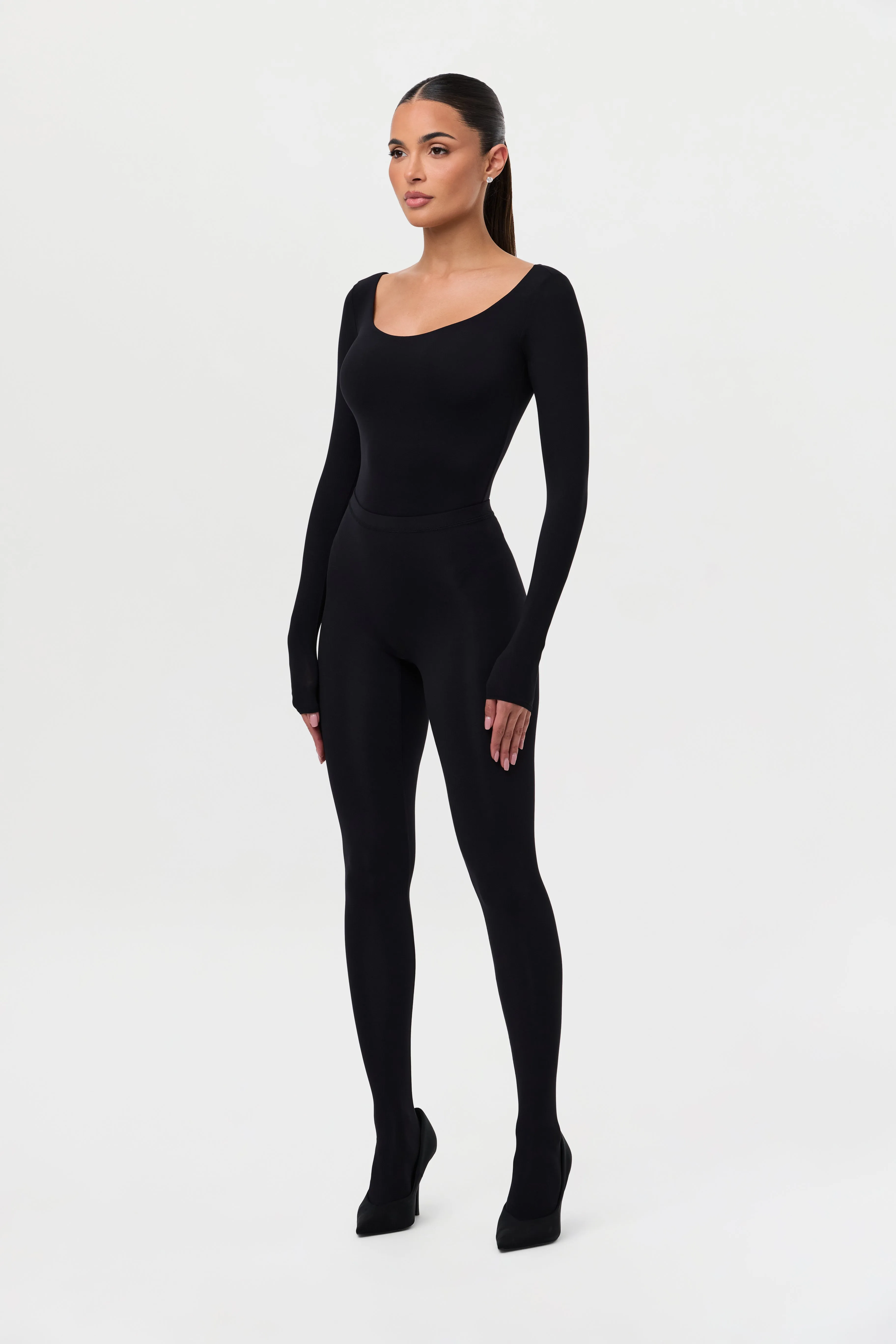 Naked Scoop Neck Bodysuit sold by Naked Wardrobe product image thumbnail 2