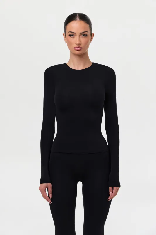 Naked Crewneck Top sold by Naked Wardrobe