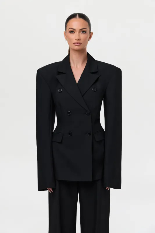 Suiting Double-Breasted Blazer sold by Naked Wardrobe