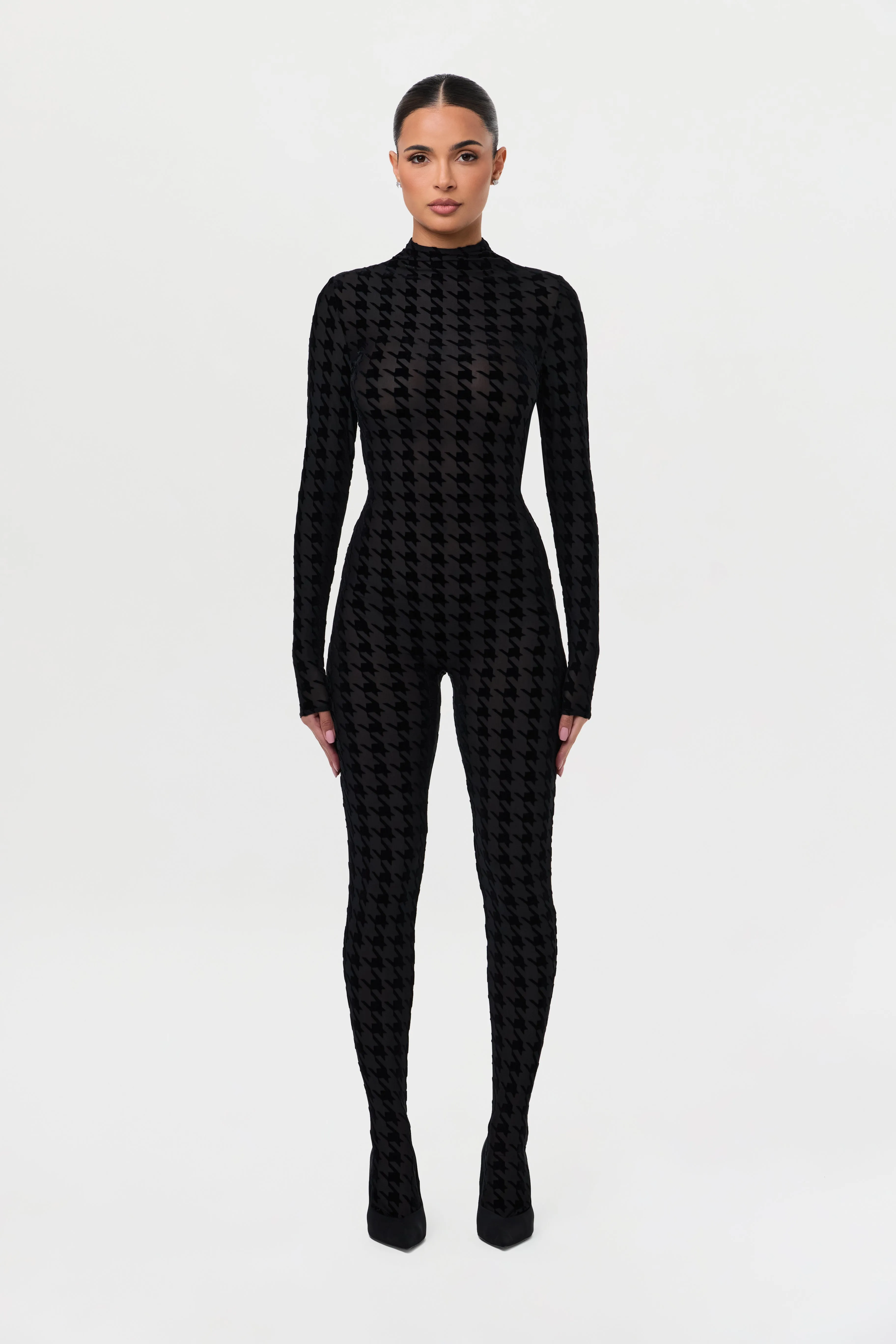 Burnout Closed Toe Jumpsuit Petite sold by Naked Wardrobe product image thumbnail 2