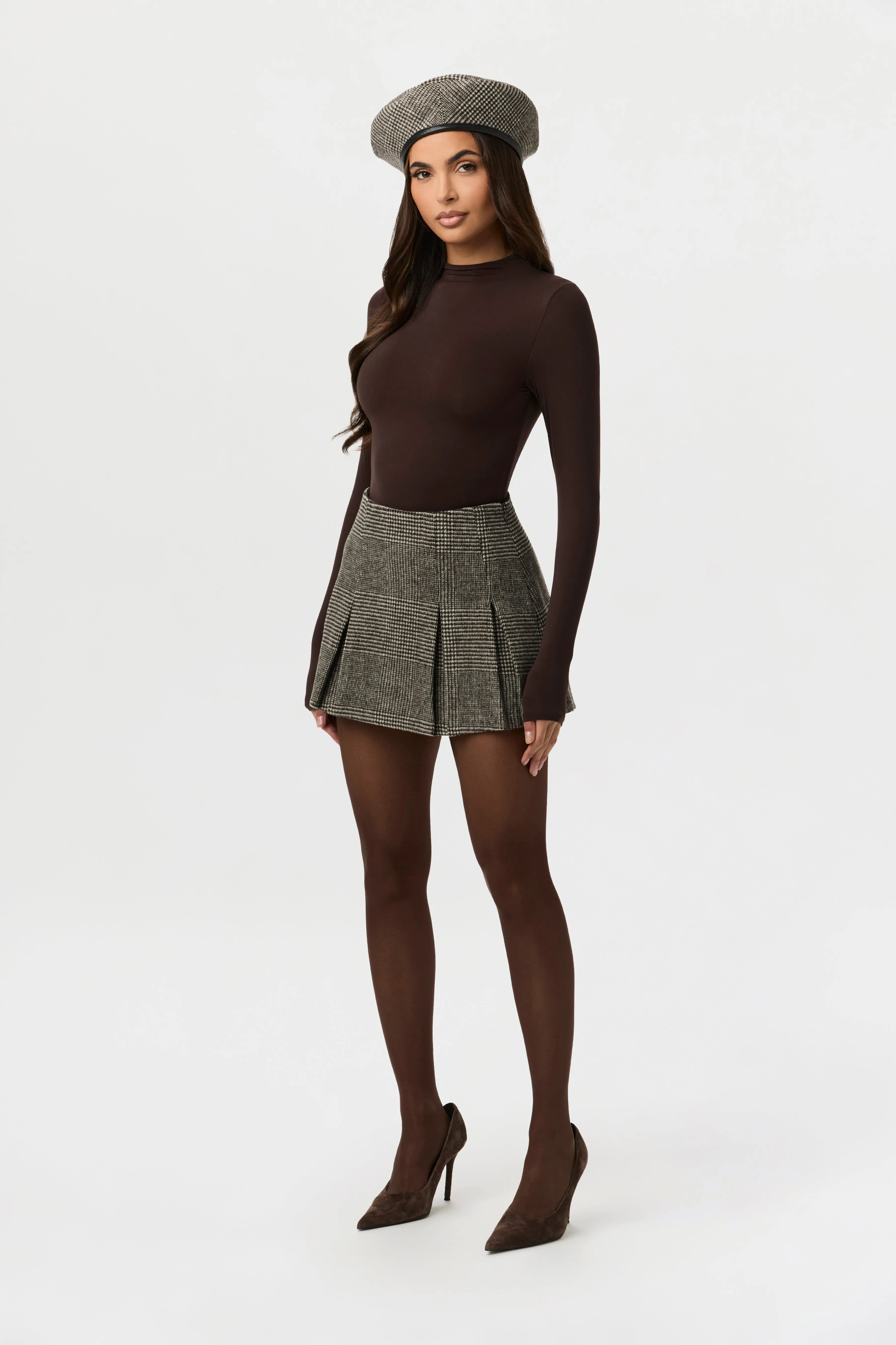 Suited Print Beret sold by Naked Wardrobe product image thumbnail 4