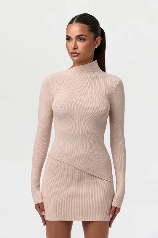 Ribbed-Knit Mini Skirt sold by Naked Wardrobe