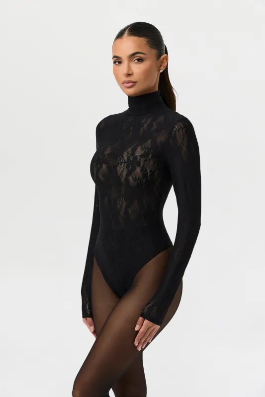 Stretch Lace Sculpt Bodysuit sold by Naked Wardrobe