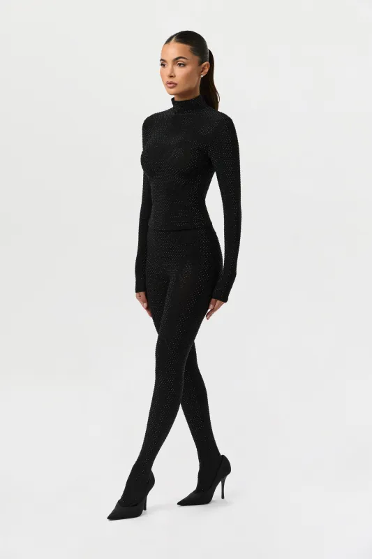 Crystal Closed Toe Leggings sold by Naked Wardrobe