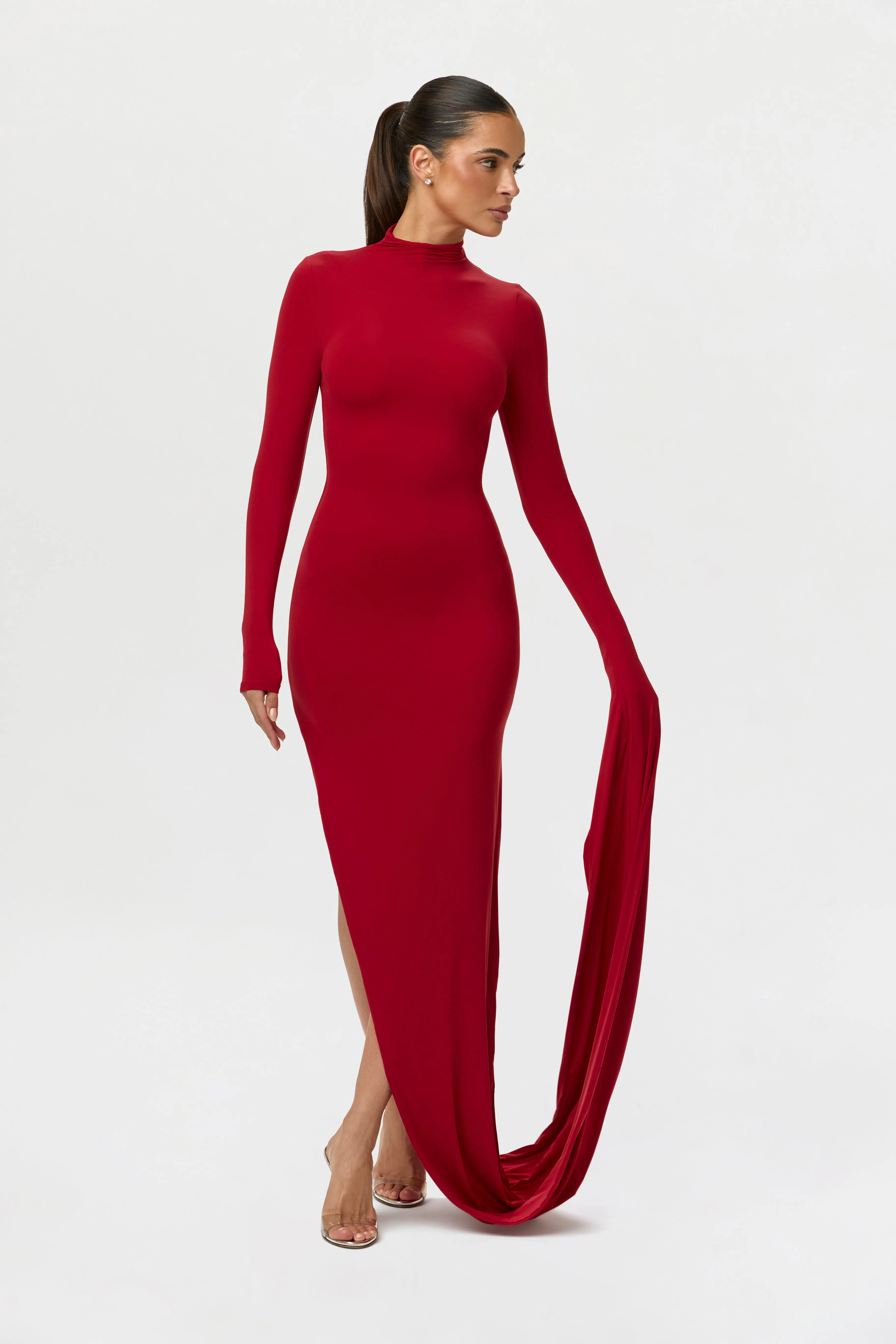 Naked Draped Sleeve Maxi Dress sold by Naked Wardrobe product image thumbnail 3