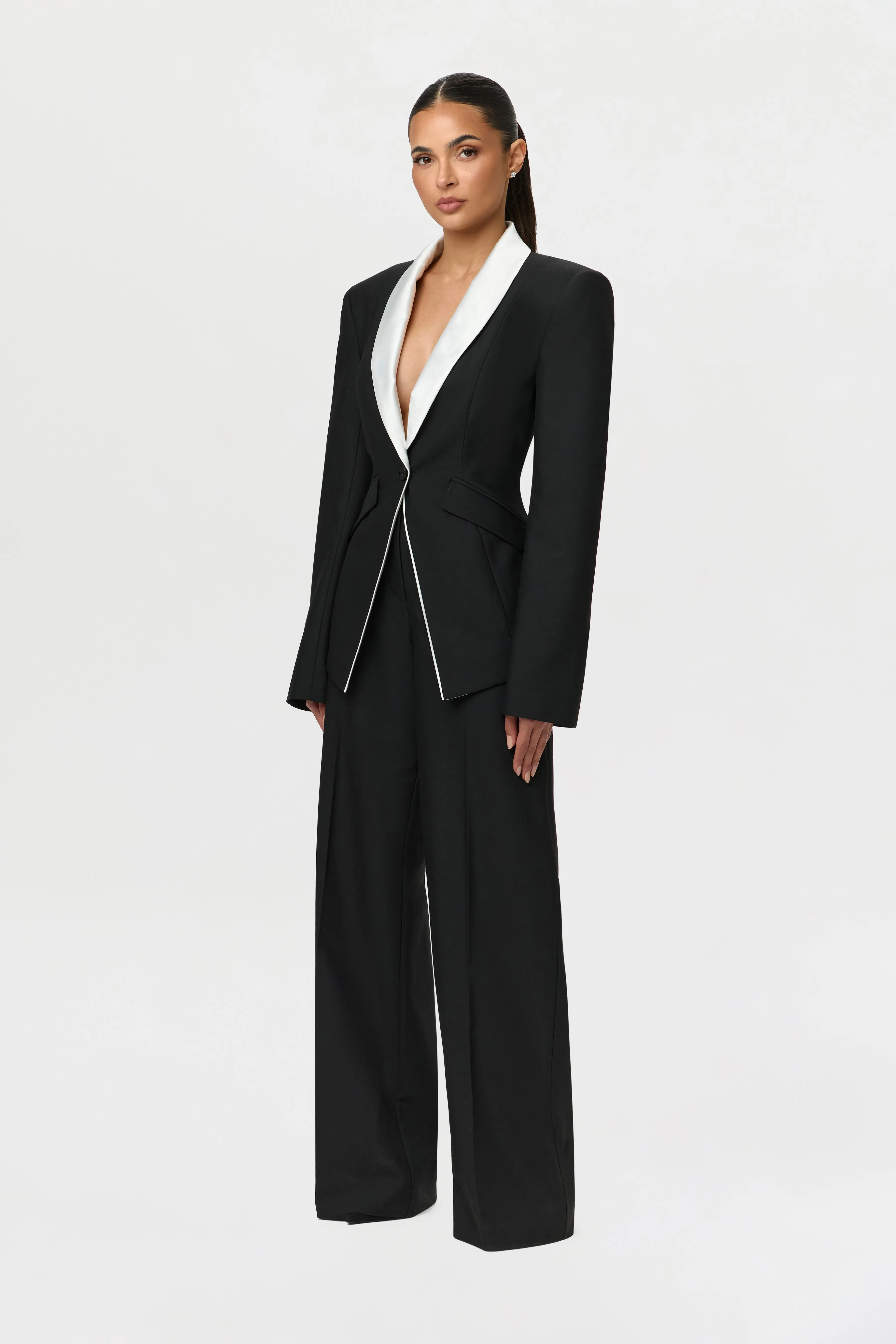 Suiting Straight Leg Trouser sold by Naked Wardrobe product image thumbnail 2