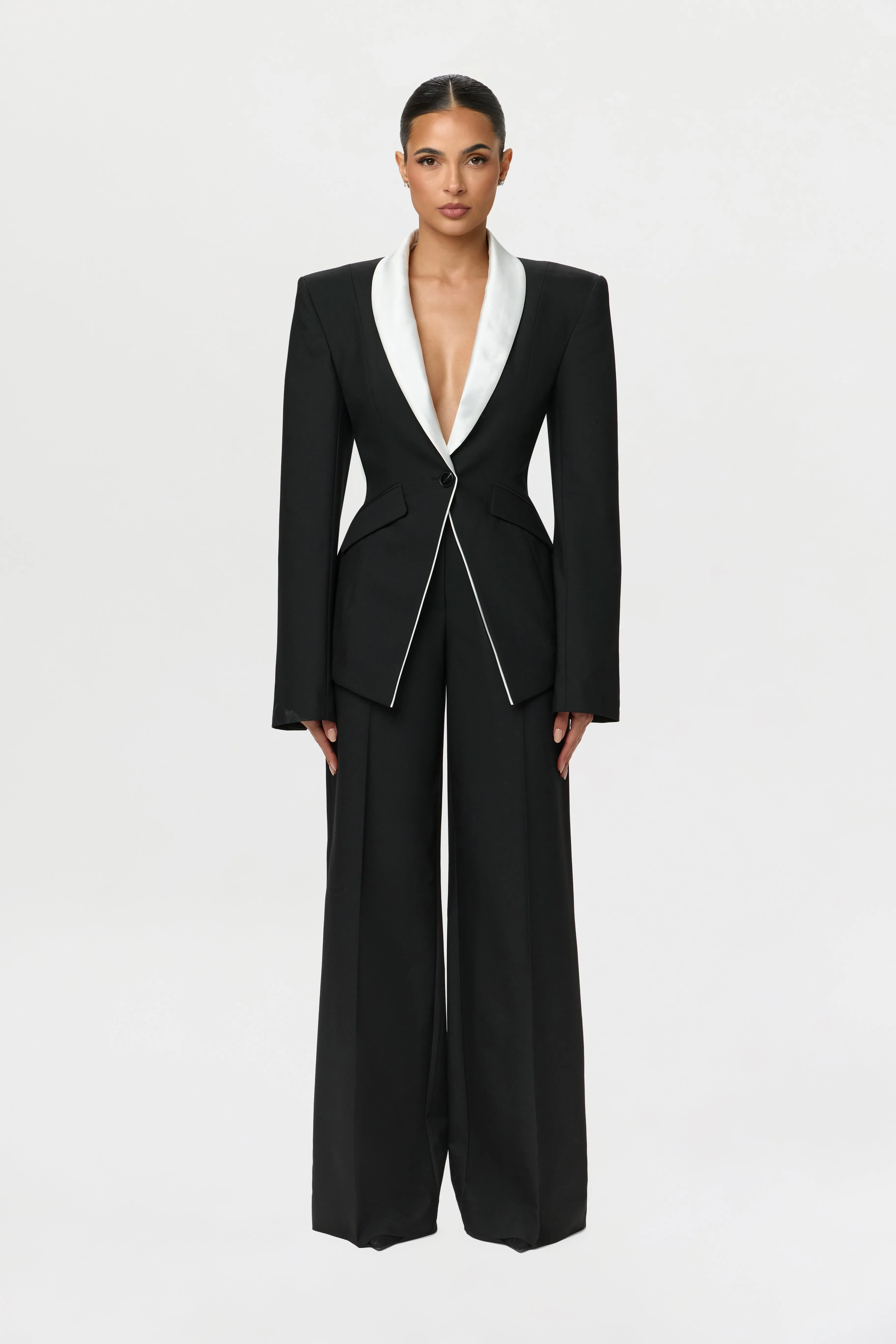 Suiting Straight Leg Trouser sold by Naked Wardrobe