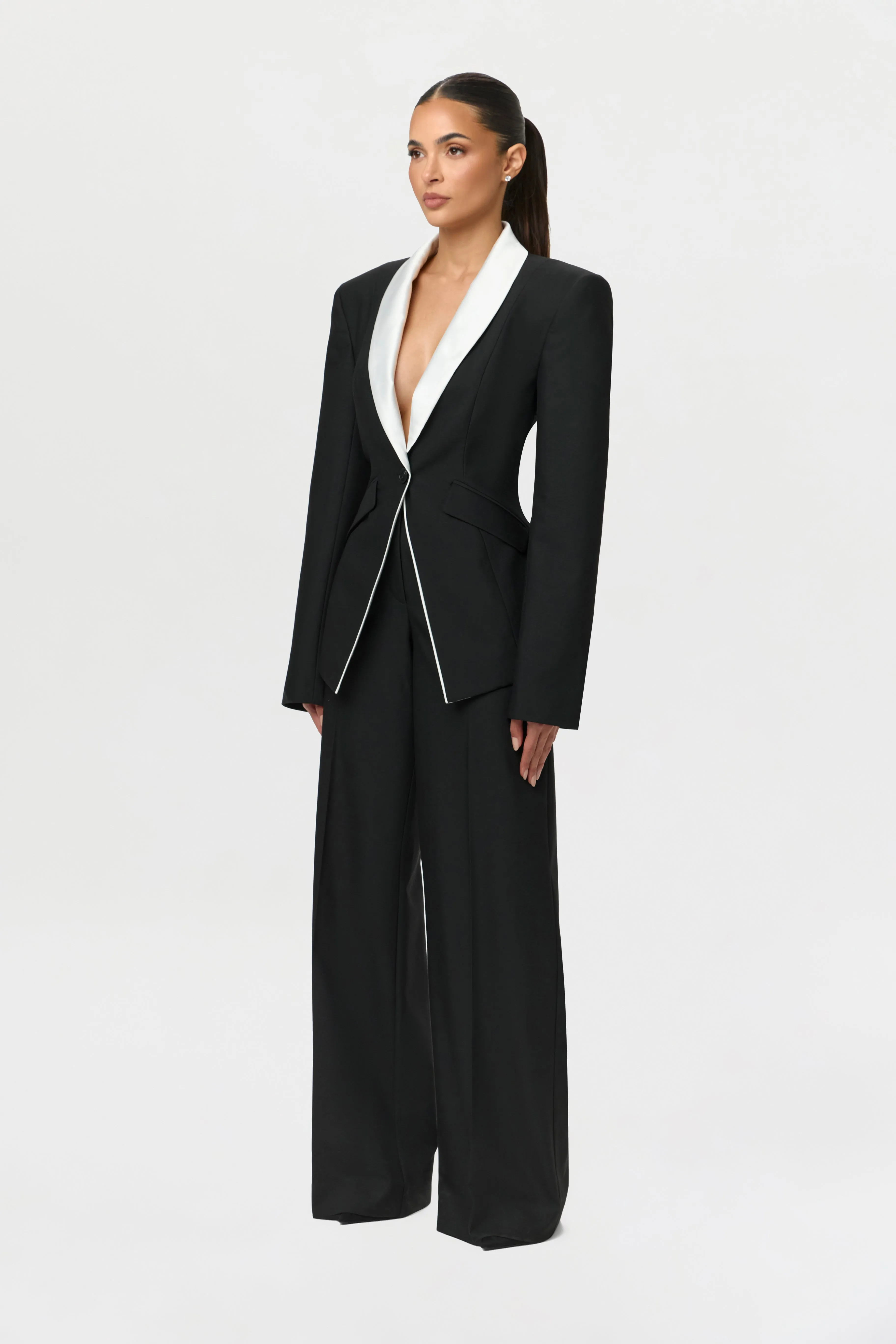 Suiting Straight Leg Trouser sold by Naked Wardrobe product image thumbnail 3