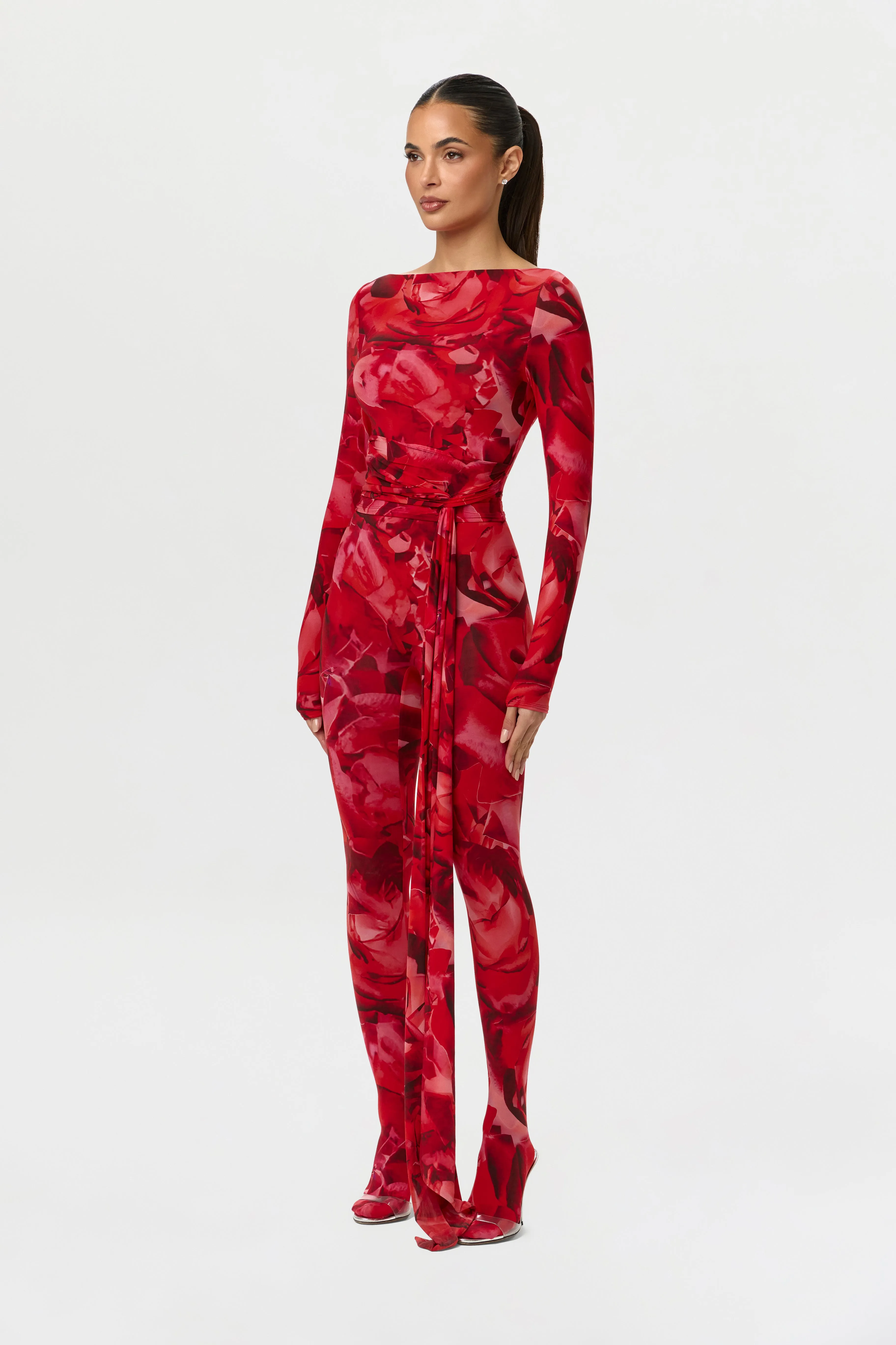 Bare Body Print Closed Toe Leggings Petite sold by Naked Wardrobe product image thumbnail 3