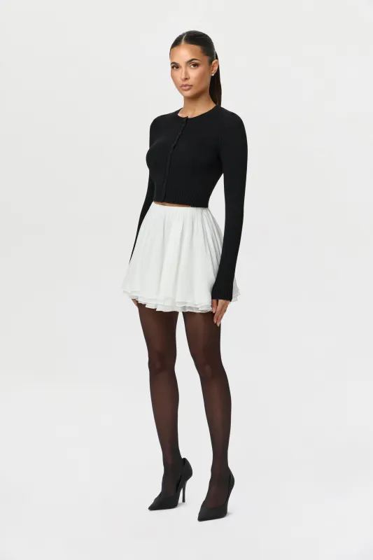 Chiffon Flare Mini Skirt sold by Naked Wardrobe