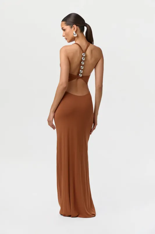 Modal Open Back Dome Maxi Dress made by Naked Wardrobe
