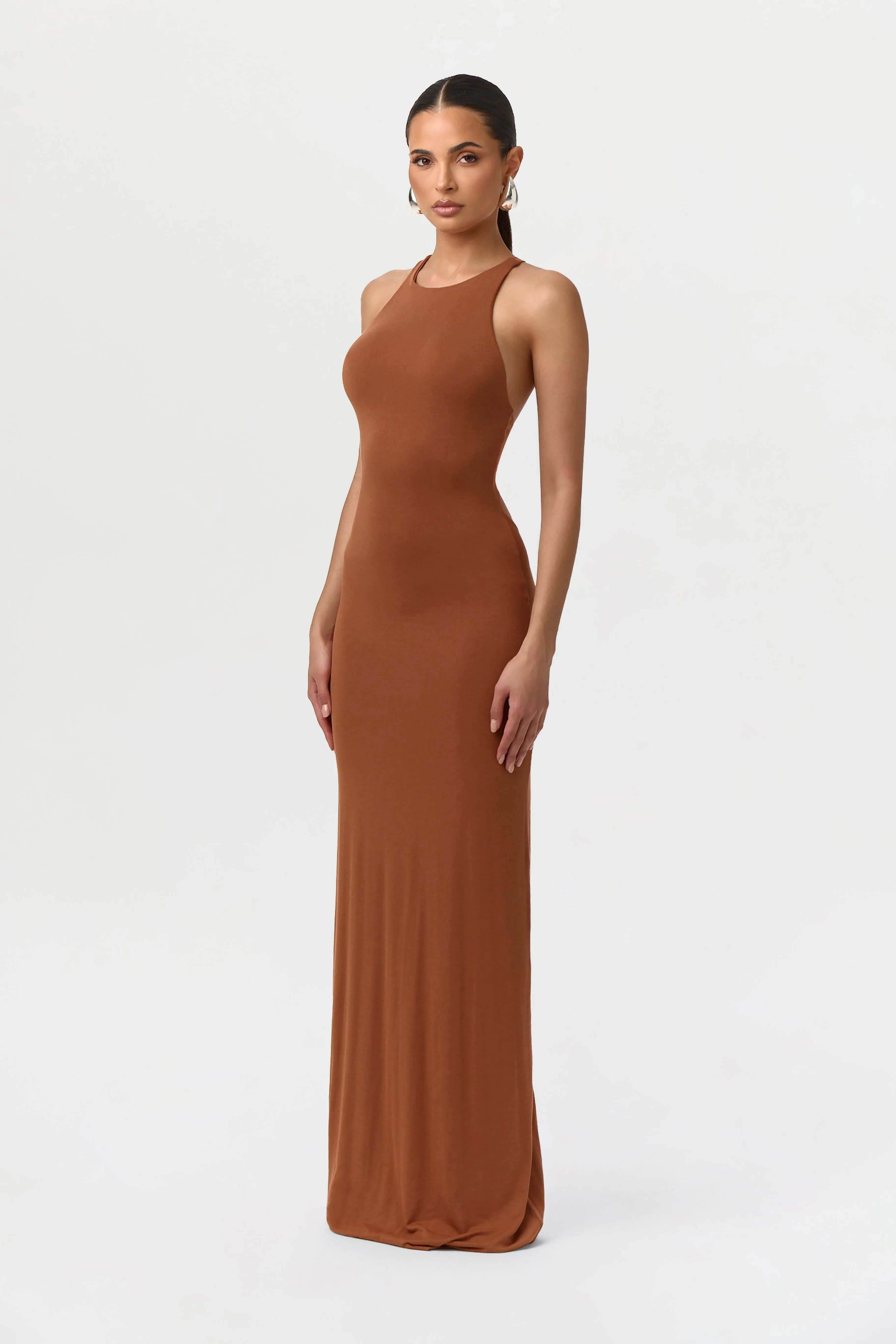 Modal Open Back Dome Maxi Dress sold by Naked Wardrobe product image thumbnail 3