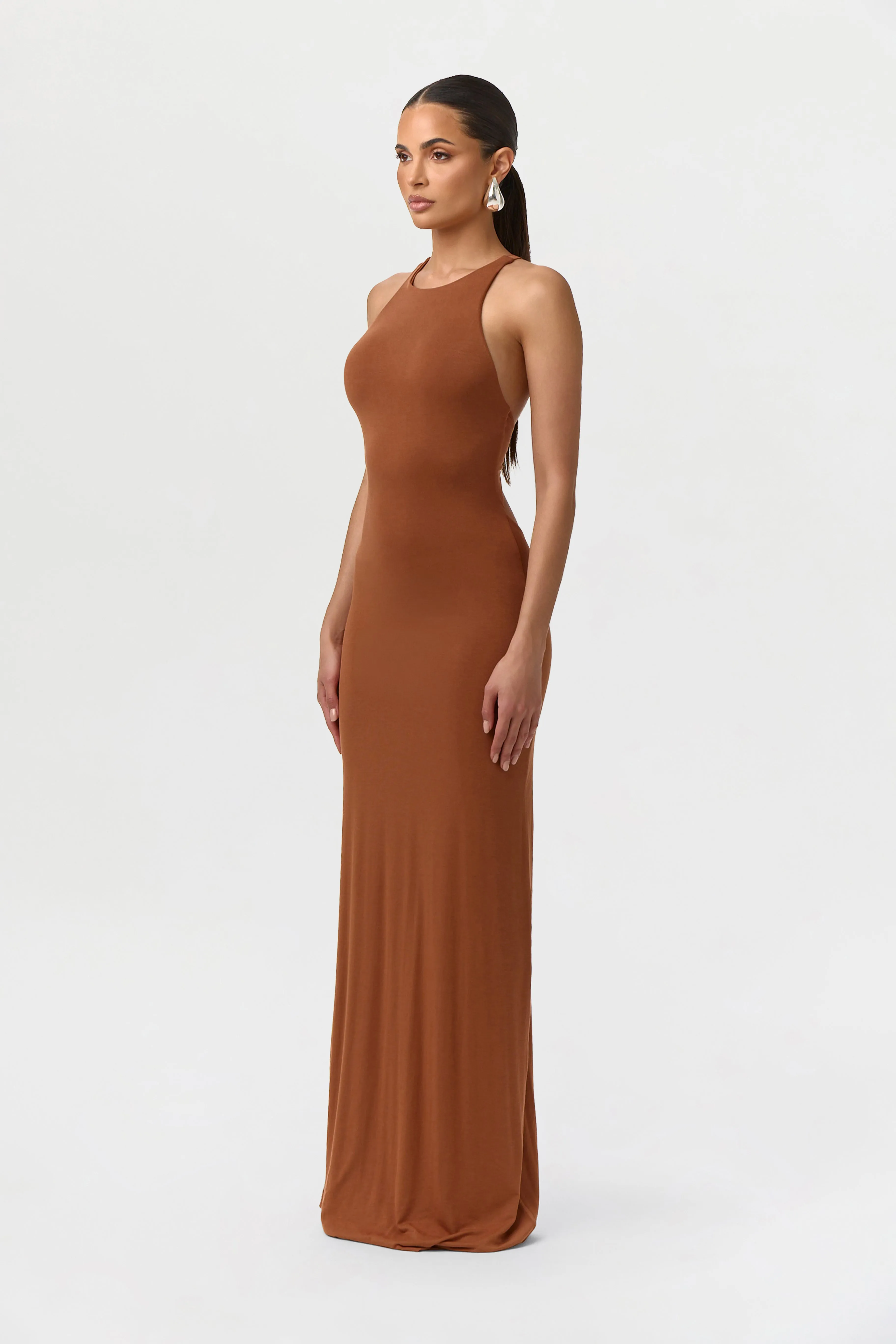 Modal Open Back Dome Maxi Dress sold by Naked Wardrobe product image thumbnail 5