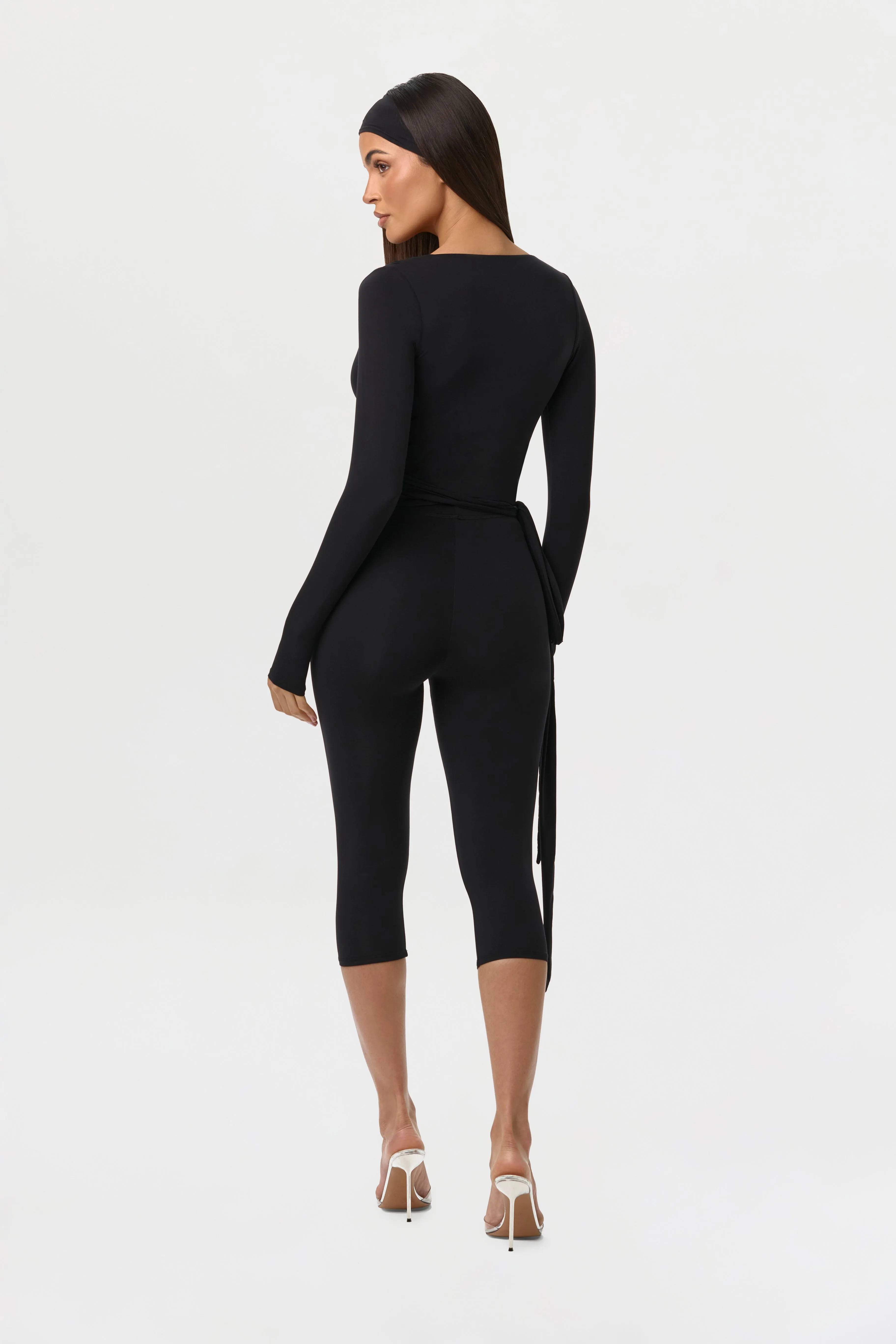 Naked Wrap V-Neck Top sold by Naked Wardrobe product image thumbnail 4