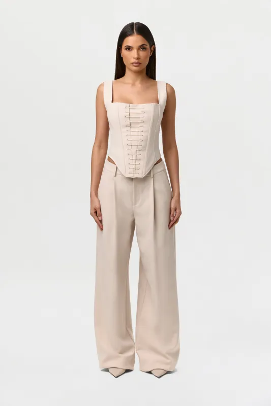Suiting Wide-Leg Pants made by Naked Wardrobe