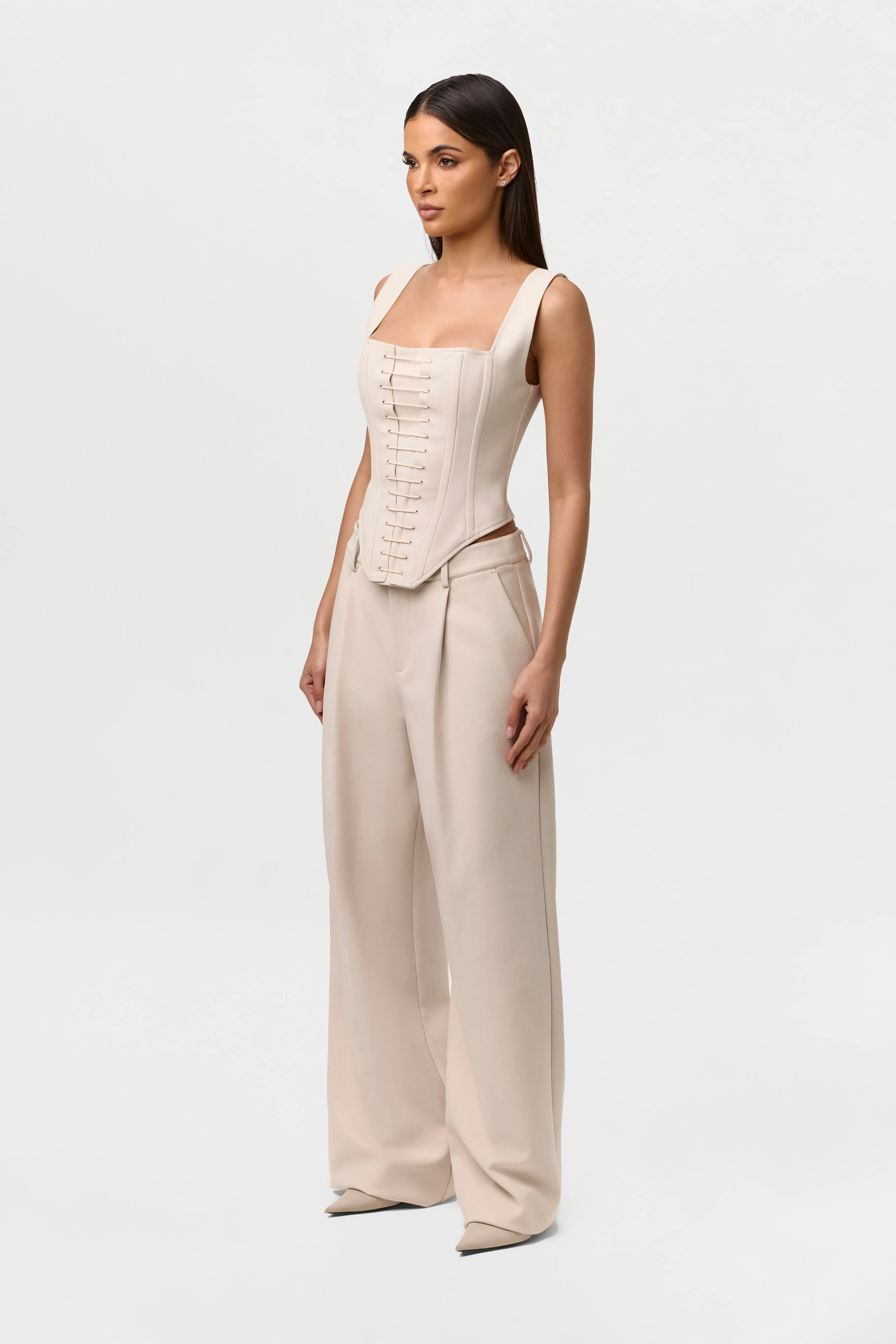 Suiting Wide-Leg Pants sold by Naked Wardrobe product image thumbnail 2